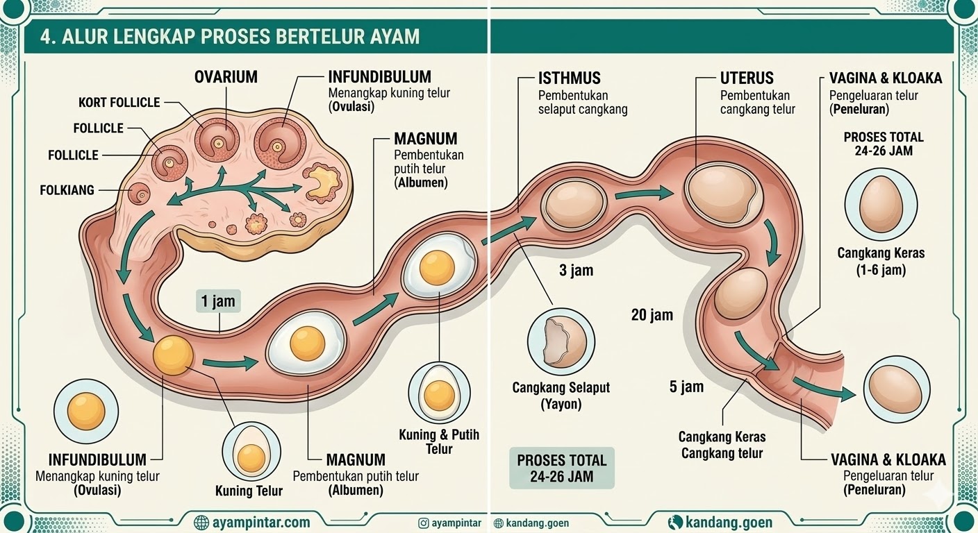 Alur Produksi Telur Ayam